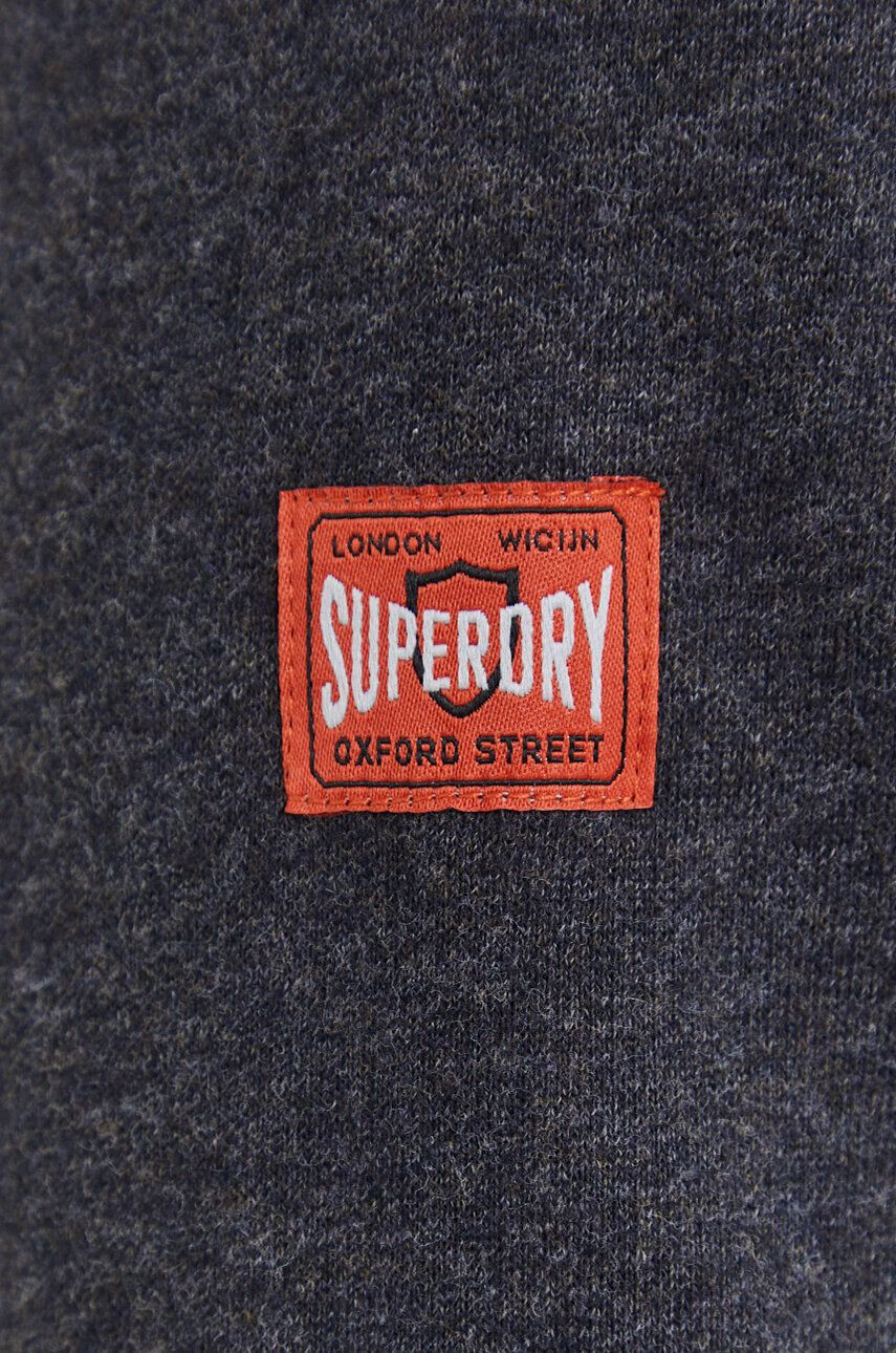 Superdry Mikina pánska šedá farba s potlačou - Pepit.sk