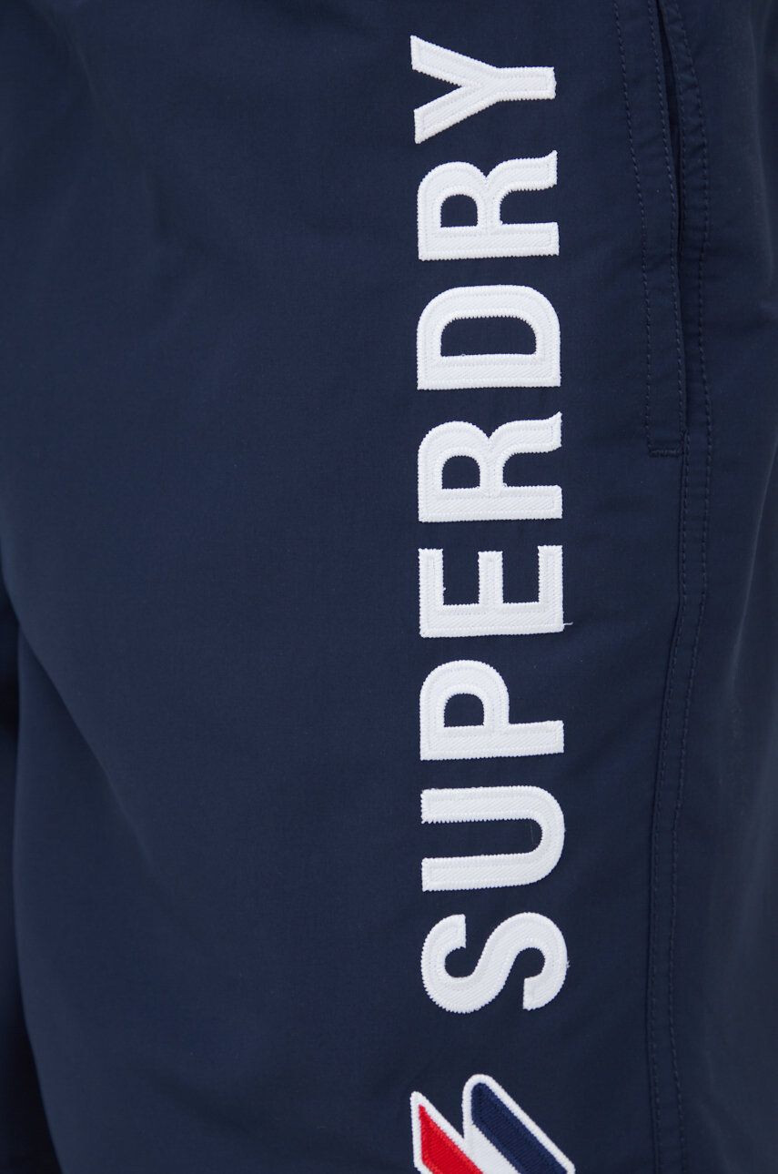 Superdry Plavkové šortky tmavomodrá farba - Pepit.sk