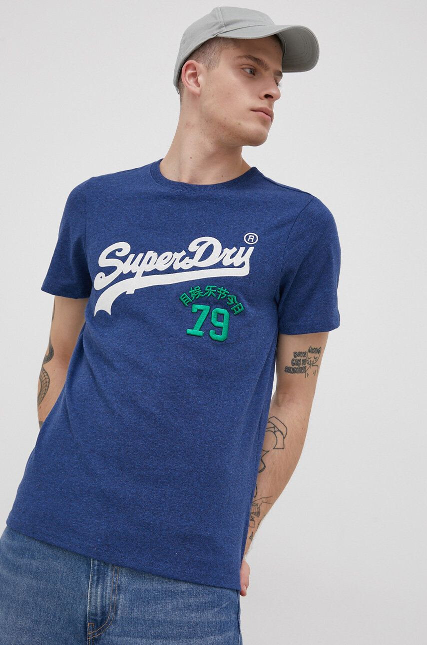 Superdry Tričko pánske s nášivkou - Pepit.sk