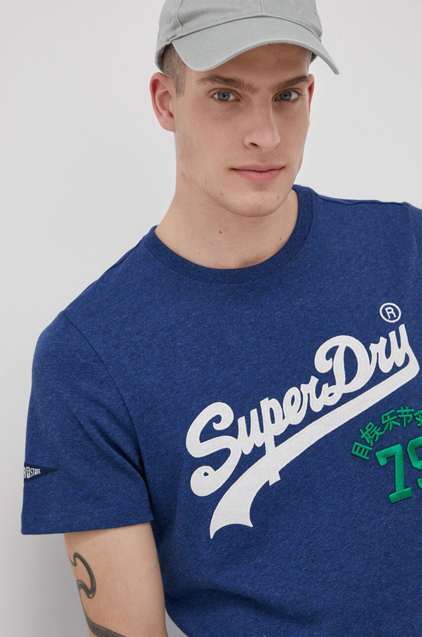 Superdry Tričko pánske s nášivkou - Pepit.sk