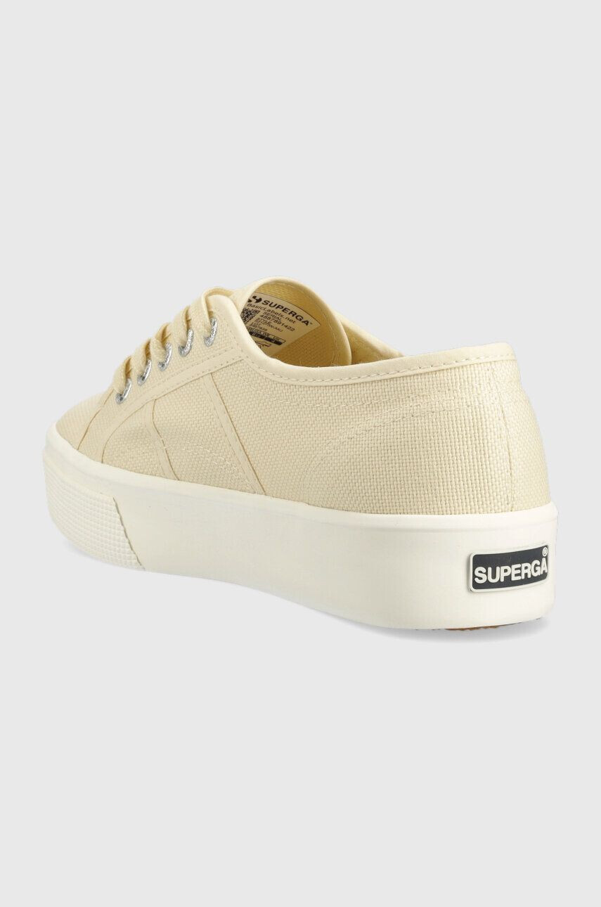 Superga Tenisky 2730 MID PLATFORM dámske béžová farba S2127IW - Pepit.sk