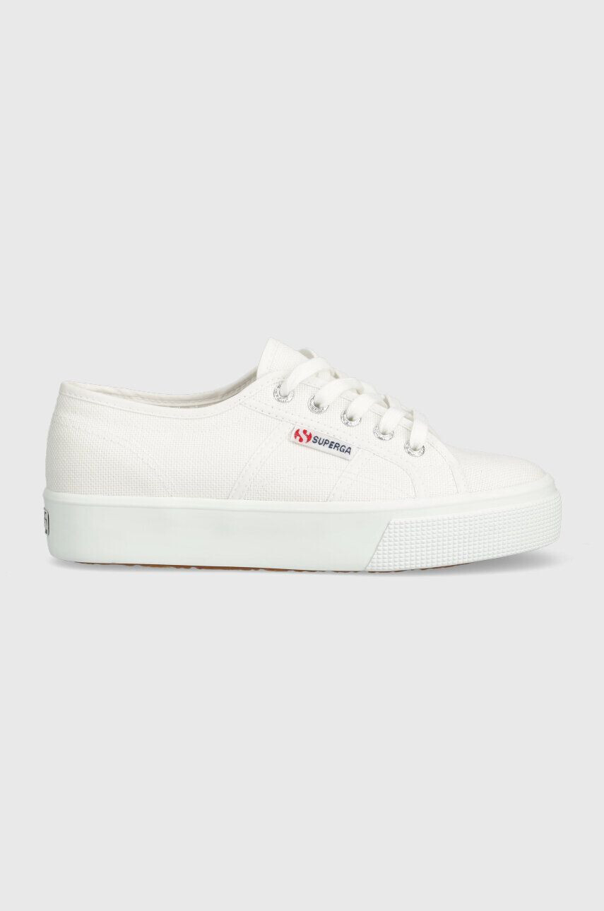 Superga Tenisky 2730 MID PLATFORM dámske biela farba S2127IW - Pepit.sk