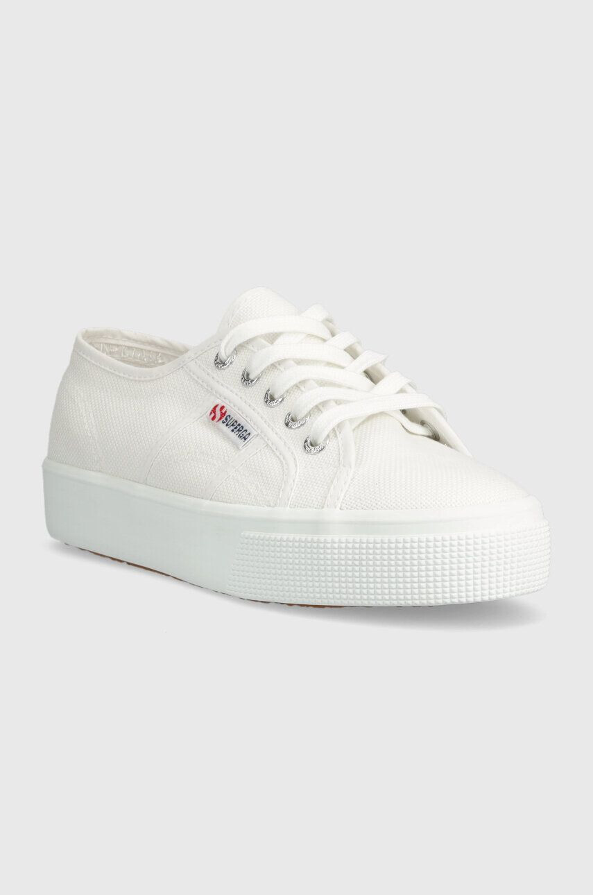 Superga Tenisky 2730 MID PLATFORM dámske biela farba S2127IW - Pepit.sk