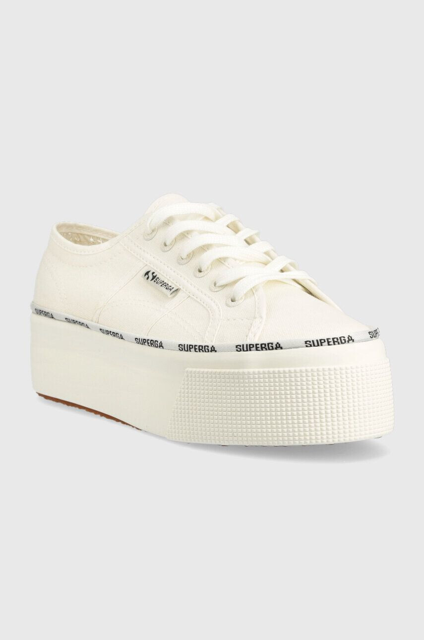 Superga Tenisky 2790 LOGO PIPING dámske biela farba S3125LW - Pepit.sk