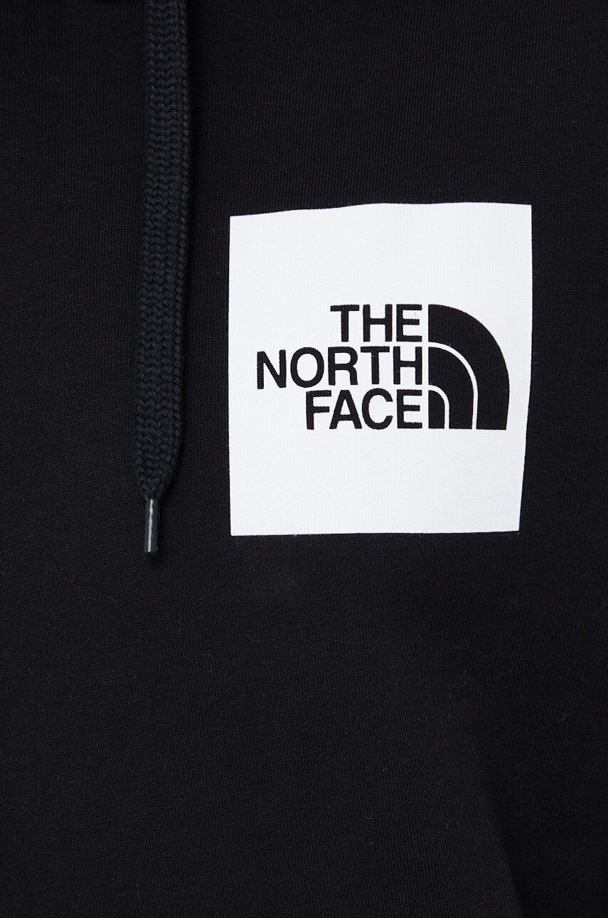 The North Face Bavlnená mikina NF0A5ICXJK31-JK31 pánska čierna farba s potlačou - Pepit.sk