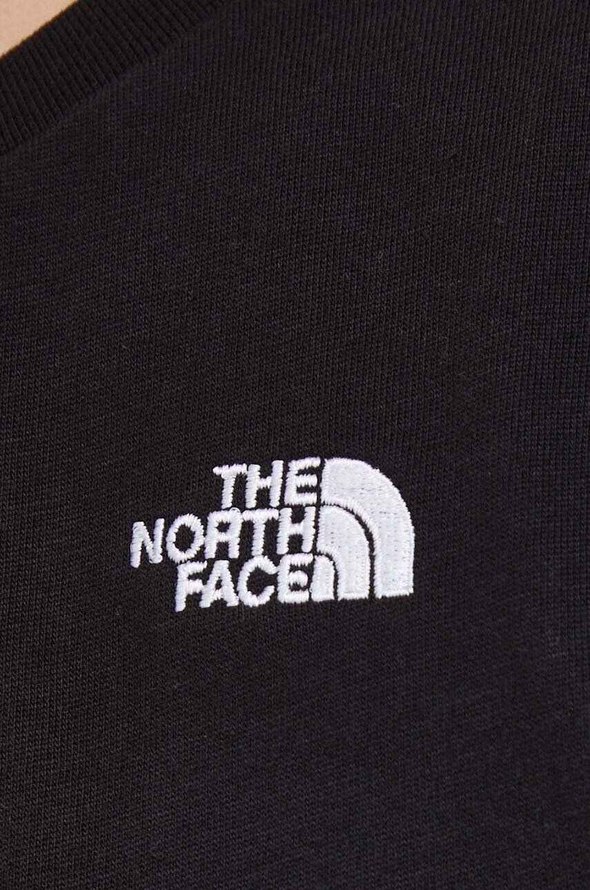 The North Face Bavlnené tričko tyrkysová farba s potlačou - Pepit.sk