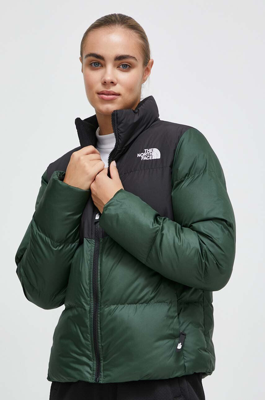 The North Face Bunda dámska zelená farba zimná - Pepit.sk