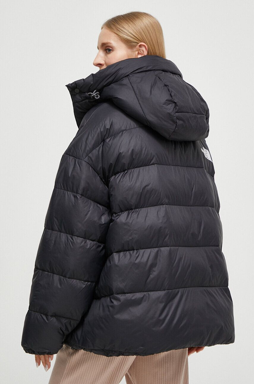 The North Face Bunda dámska čierna farba zimná oversize - Pepit.sk