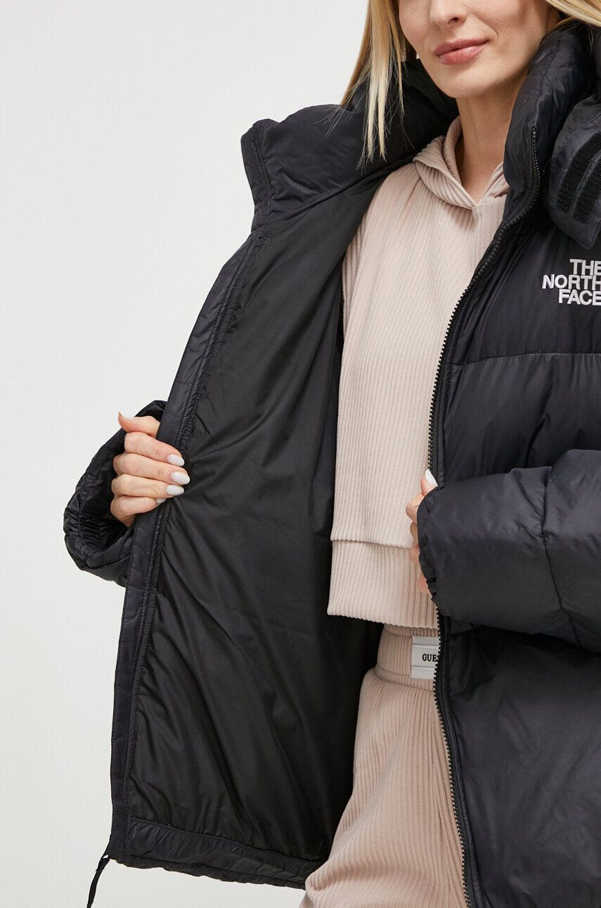 The North Face Bunda dámska čierna farba zimná oversize - Pepit.sk