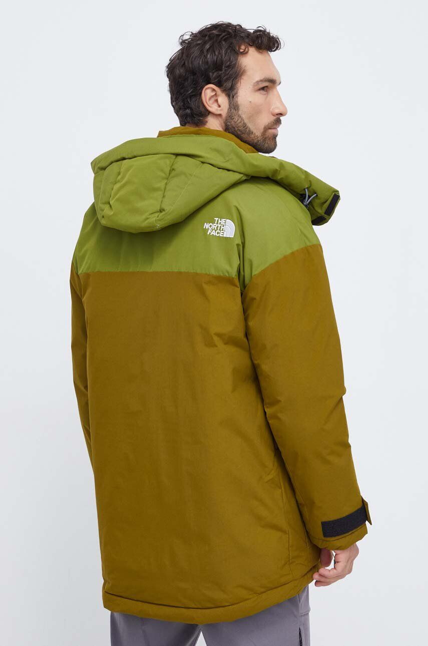 The North Face Bunda pánska zelená farba zimná - Pepit.sk