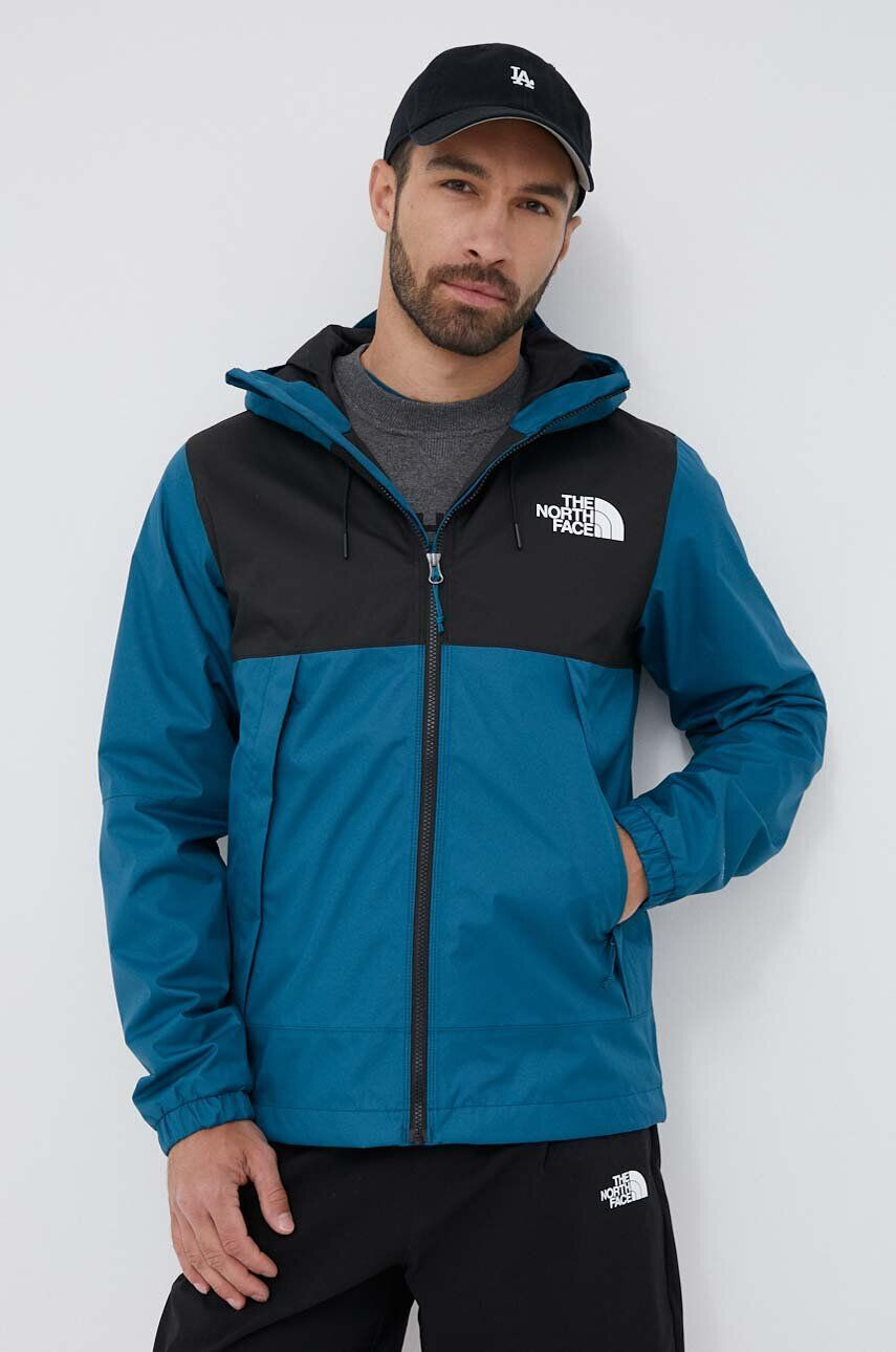 The North Face Bunda MOUNTAIN Q JACKET pánska tyrkysová farba prechodná - Pepit.sk