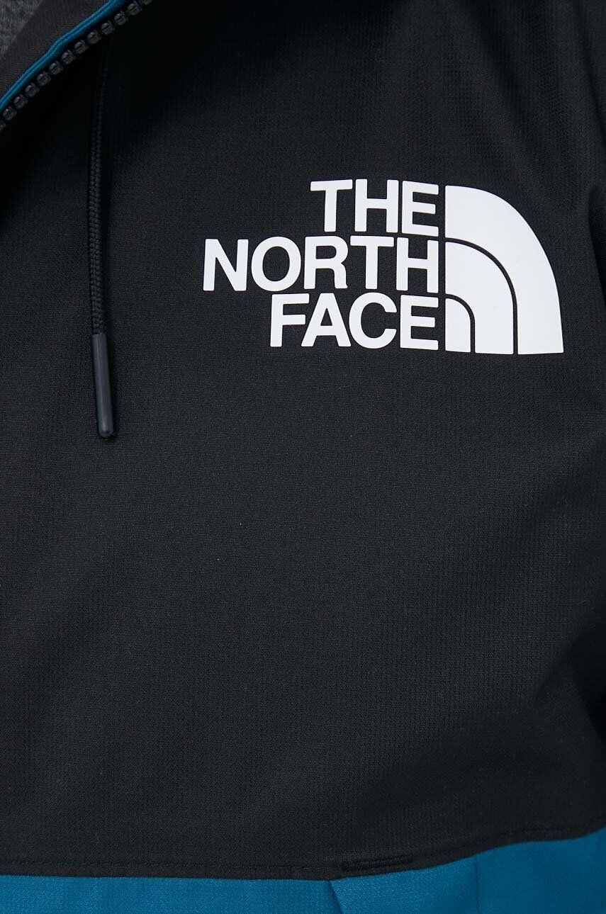 The North Face Bunda MOUNTAIN Q JACKET pánska tyrkysová farba prechodná - Pepit.sk