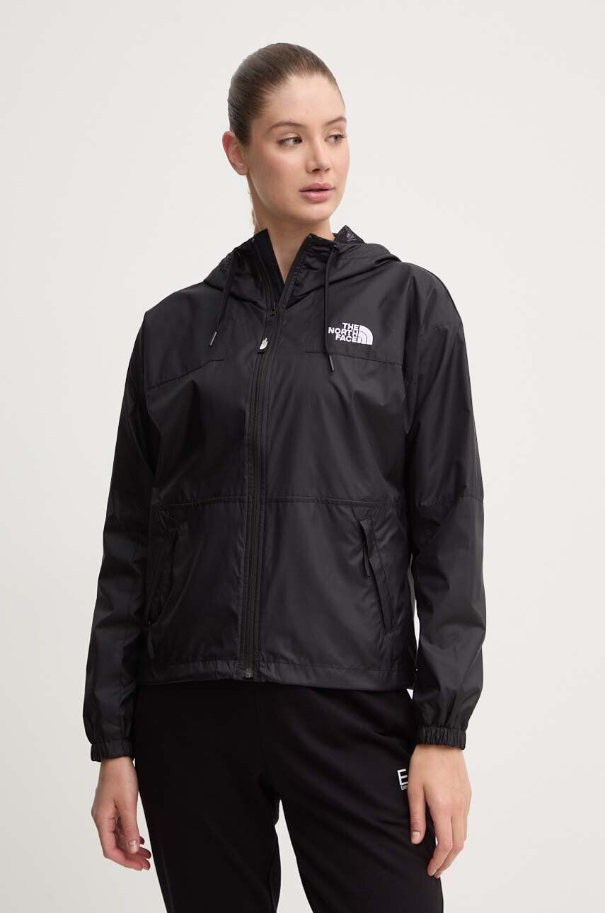 The North Face Bunda Sheru dámska čierna farba prechodná NF0A4C9HJK31 - Pepit.sk