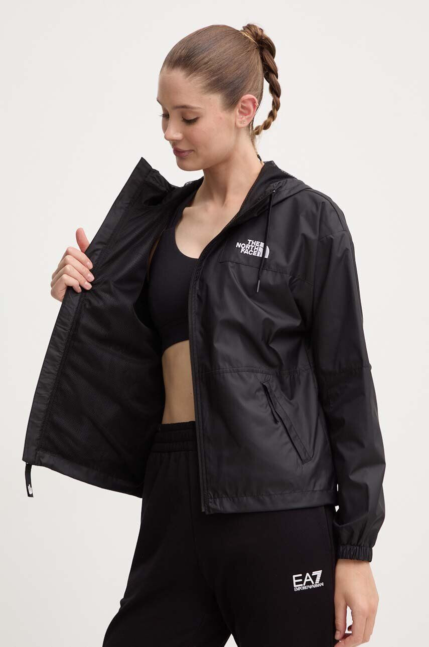 The North Face Bunda Sheru dámska čierna farba prechodná NF0A4C9HJK31 - Pepit.sk