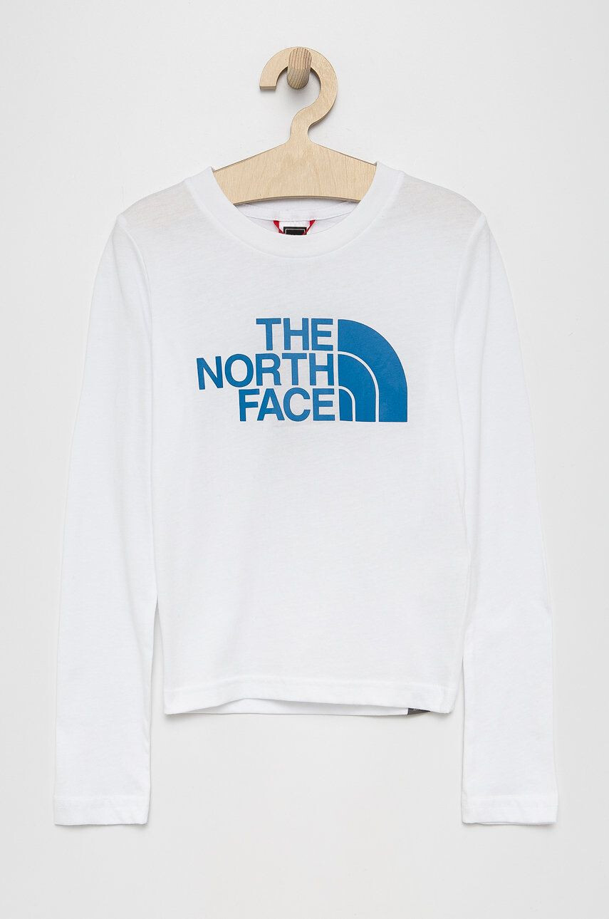 The North Face Detská bavlnená košeľa s dlhým rukávom - Pepit.sk