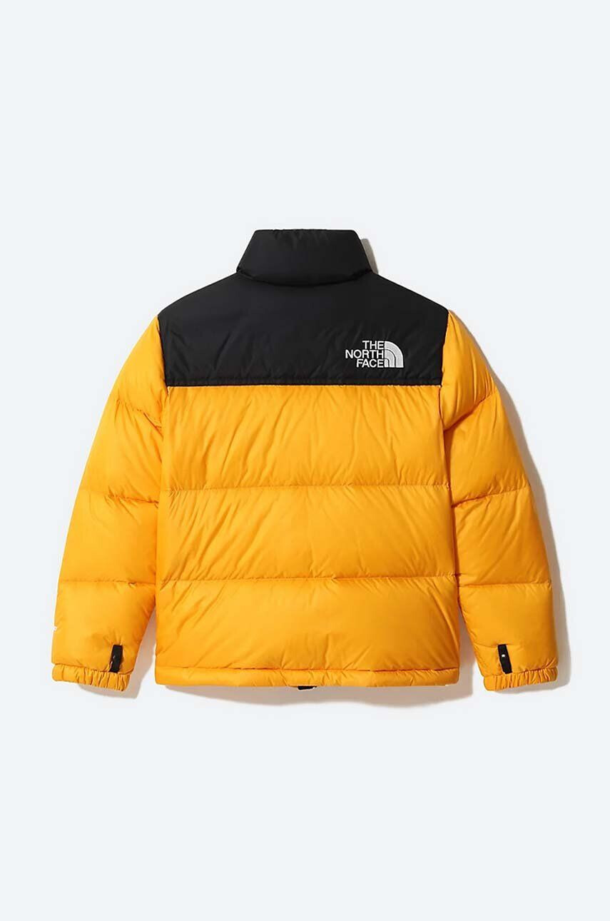 The North Face Detská páperová bunda Youth 1996 Retro Nuptse žltá farba - Pepit.sk