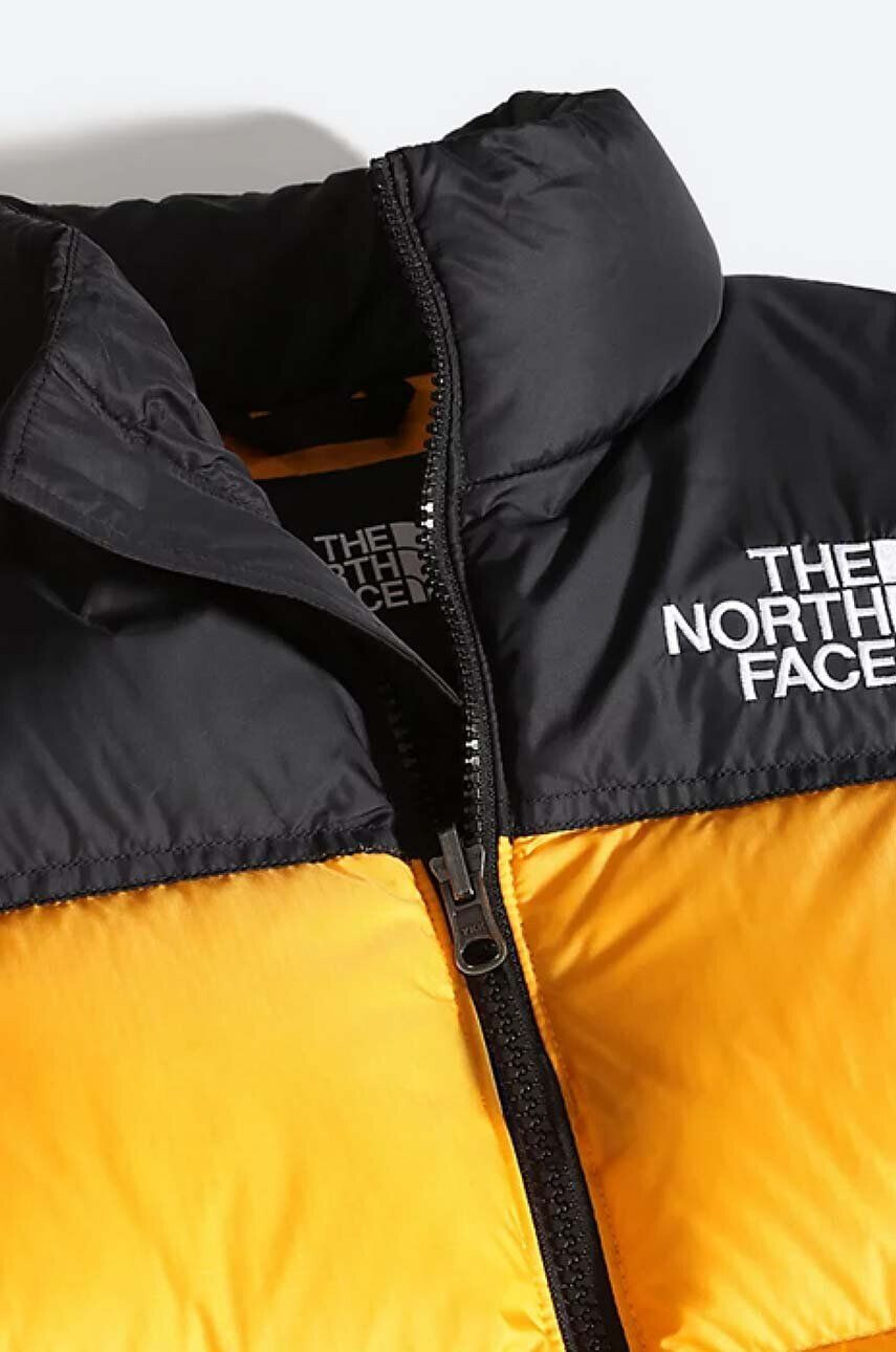 The North Face Detská páperová bunda Youth 1996 Retro Nuptse žltá farba - Pepit.sk