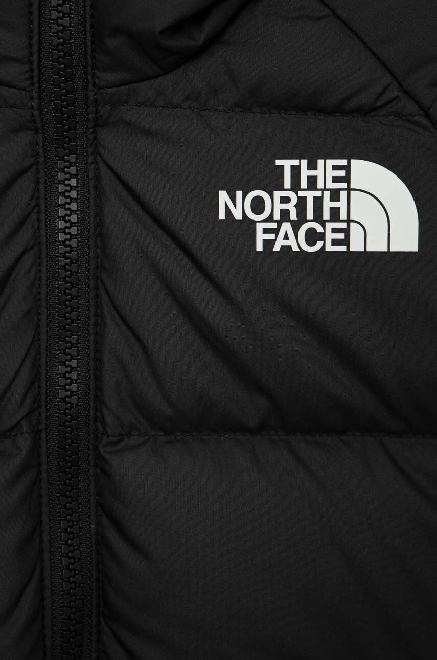 The North Face Detská páperová obojstranná bunda čierna farba - Pepit.sk