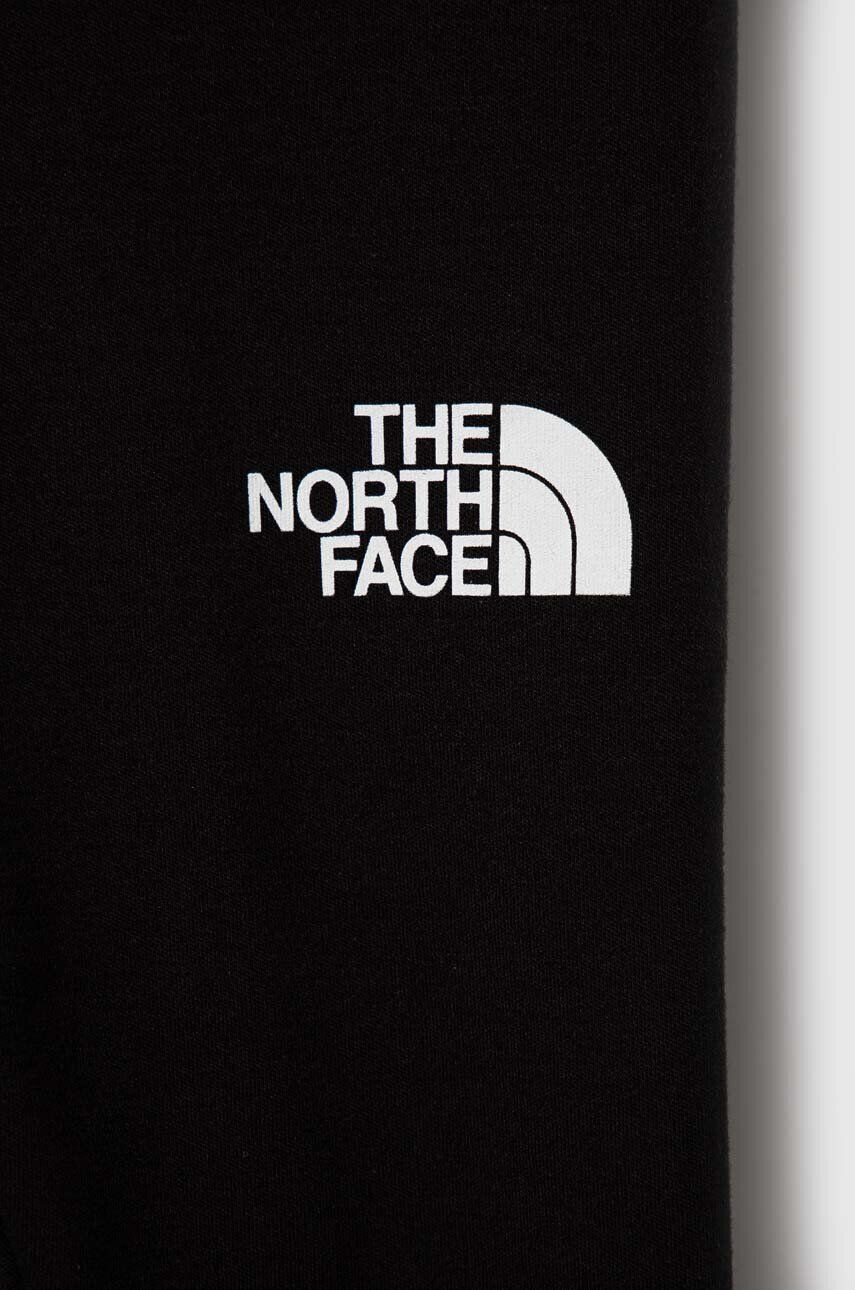 The North Face Detské legíny GRAPHIC LEGGINGS čierna farba s potlačou - Pepit.sk