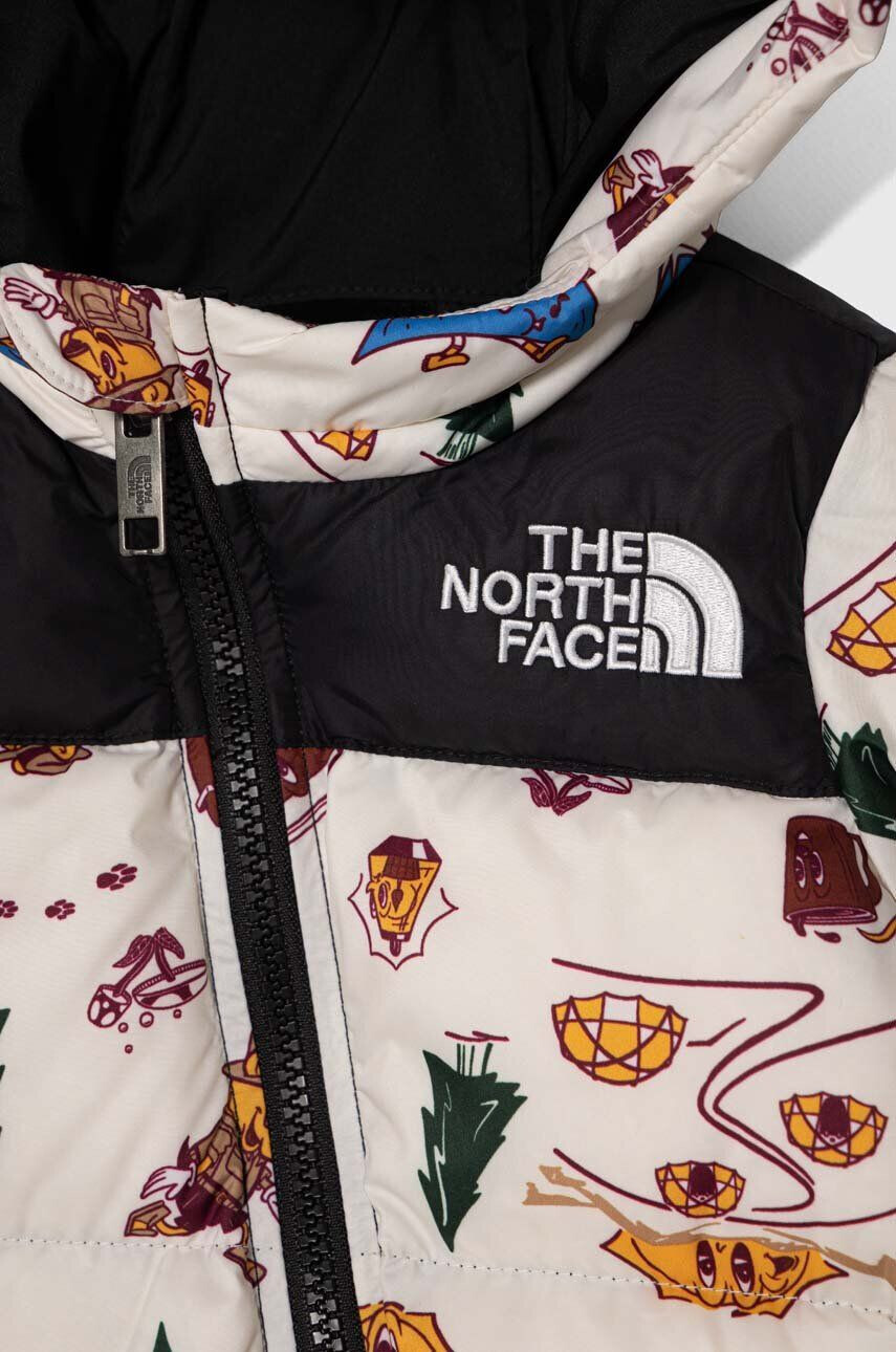 The North Face Detský páperový overal BABY 1996 RETRO NUPTSE ONE PIECE biela farba - Pepit.sk