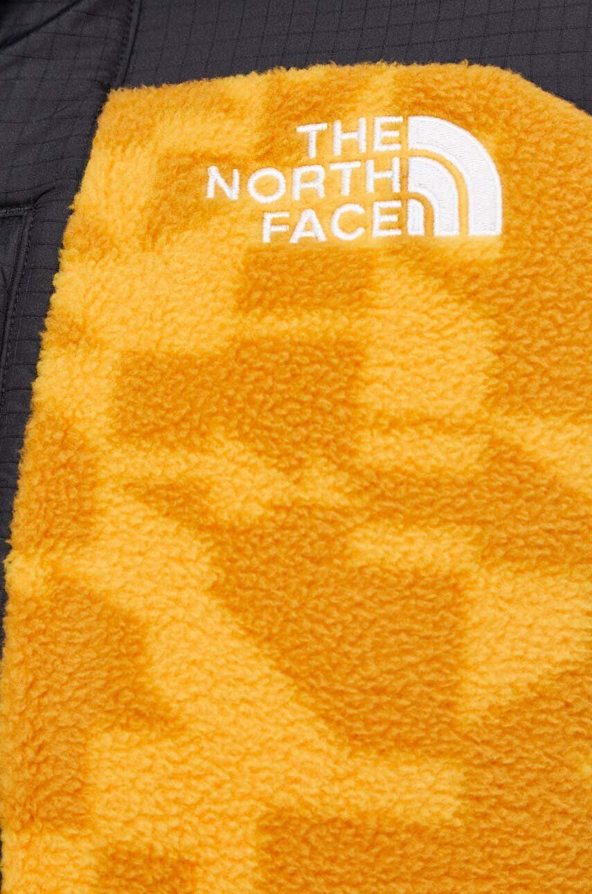 The North Face Mikina pánska žltá farba vzorovaná - Pepit.sk