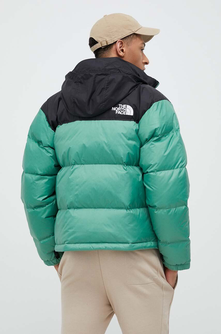 The North Face Páperová bunda 1996 RETRO NUPTSE JACKET pánska zelená farba zimná - Pepit.sk