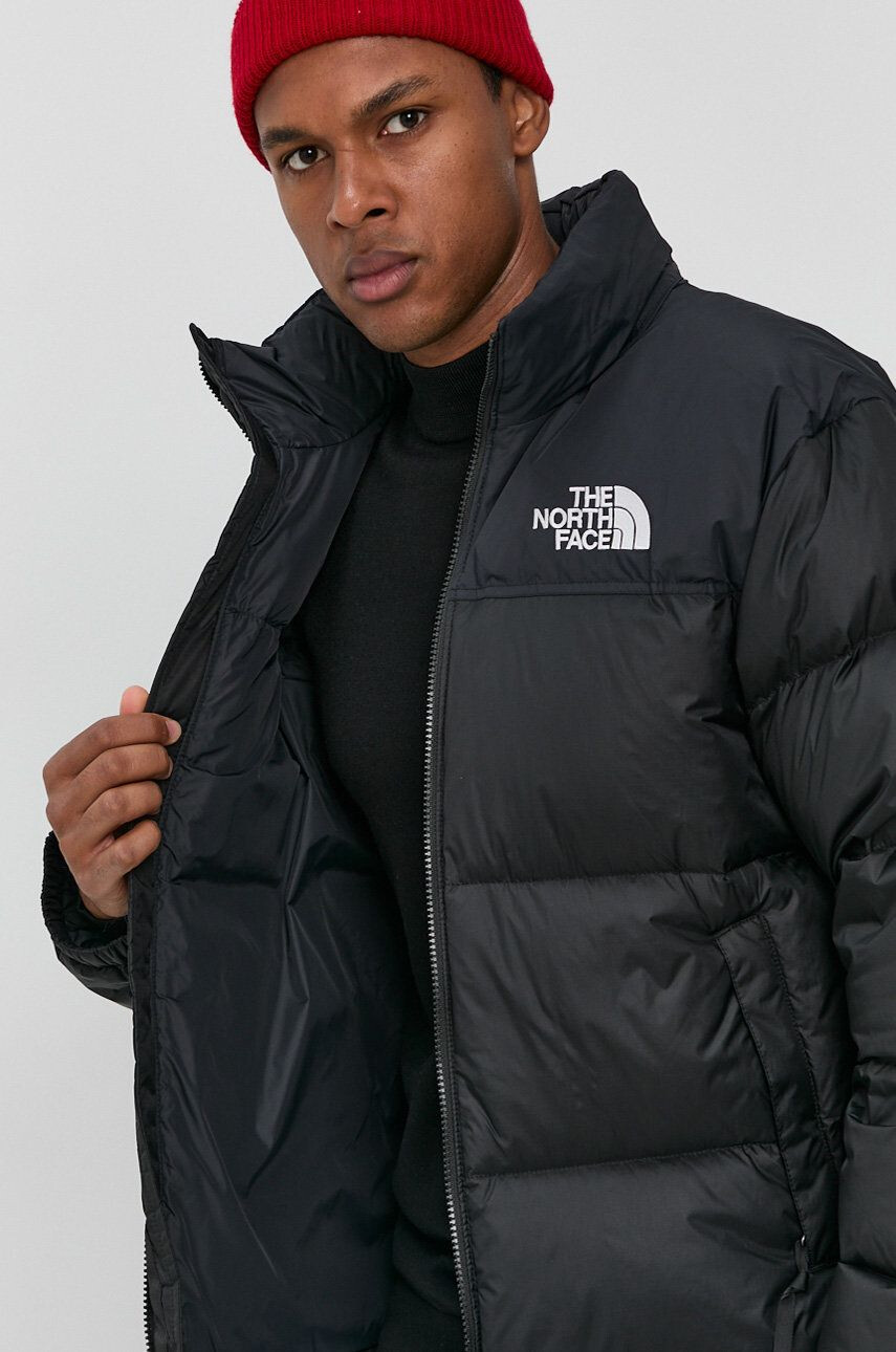 The North Face Páperová bunda pánska čierna farba zimná - Pepit.sk