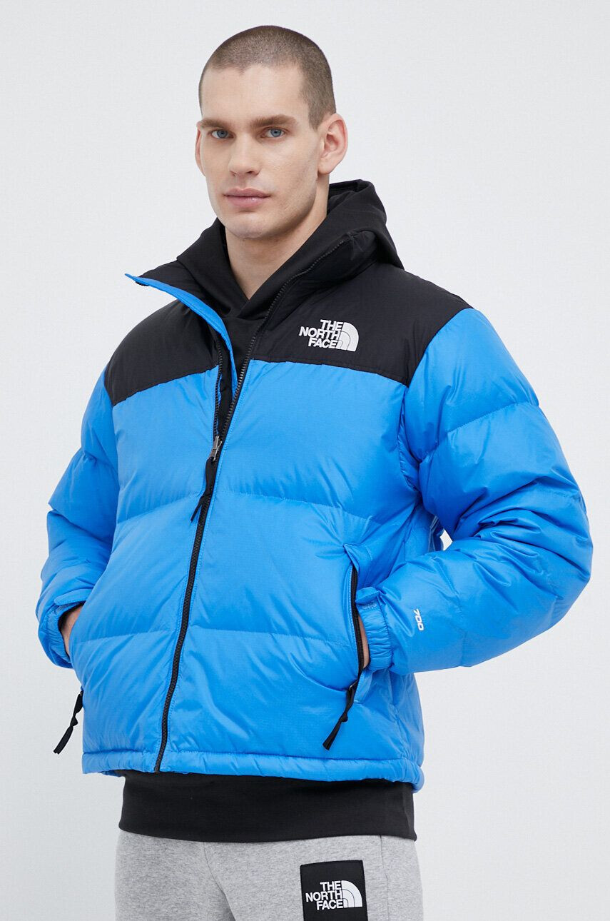 The North Face Páperová bunda Lhotse Jacket pánska hnedá farba zimná oversize NF0A3Y23OS31 - Pepit.sk