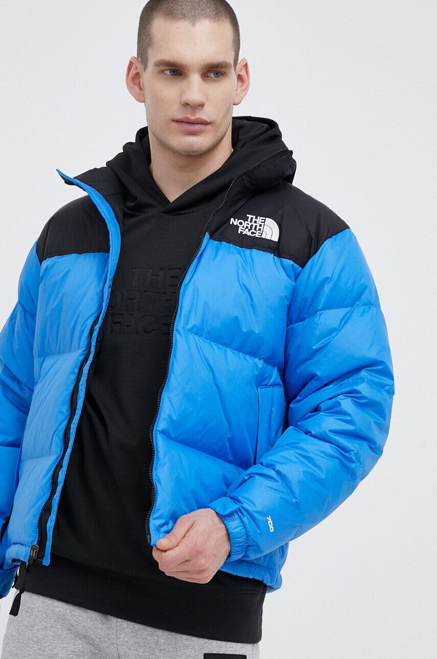 The North Face Páperová bunda Lhotse Jacket pánska hnedá farba zimná oversize NF0A3Y23OS31 - Pepit.sk