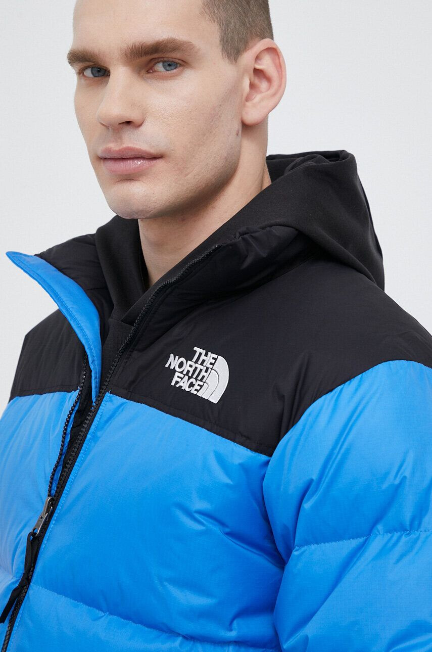 The North Face Páperová bunda Lhotse Jacket pánska hnedá farba zimná oversize NF0A3Y23OS31 - Pepit.sk