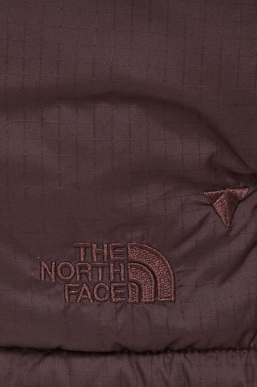 The North Face Páperová bunda pánska hnedá farba zimná - Pepit.sk