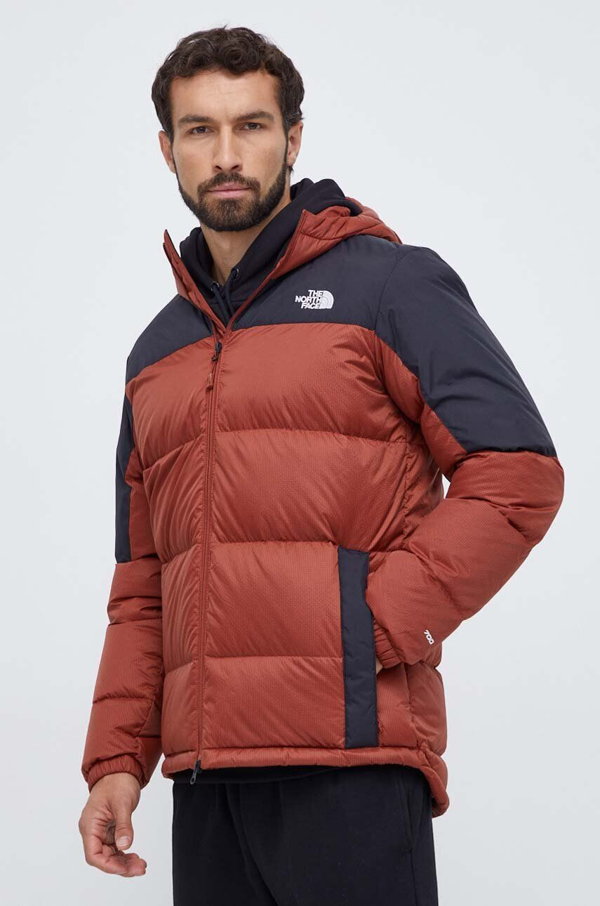 The North Face Páperová bunda pánska čierna farba zimná - Pepit.sk