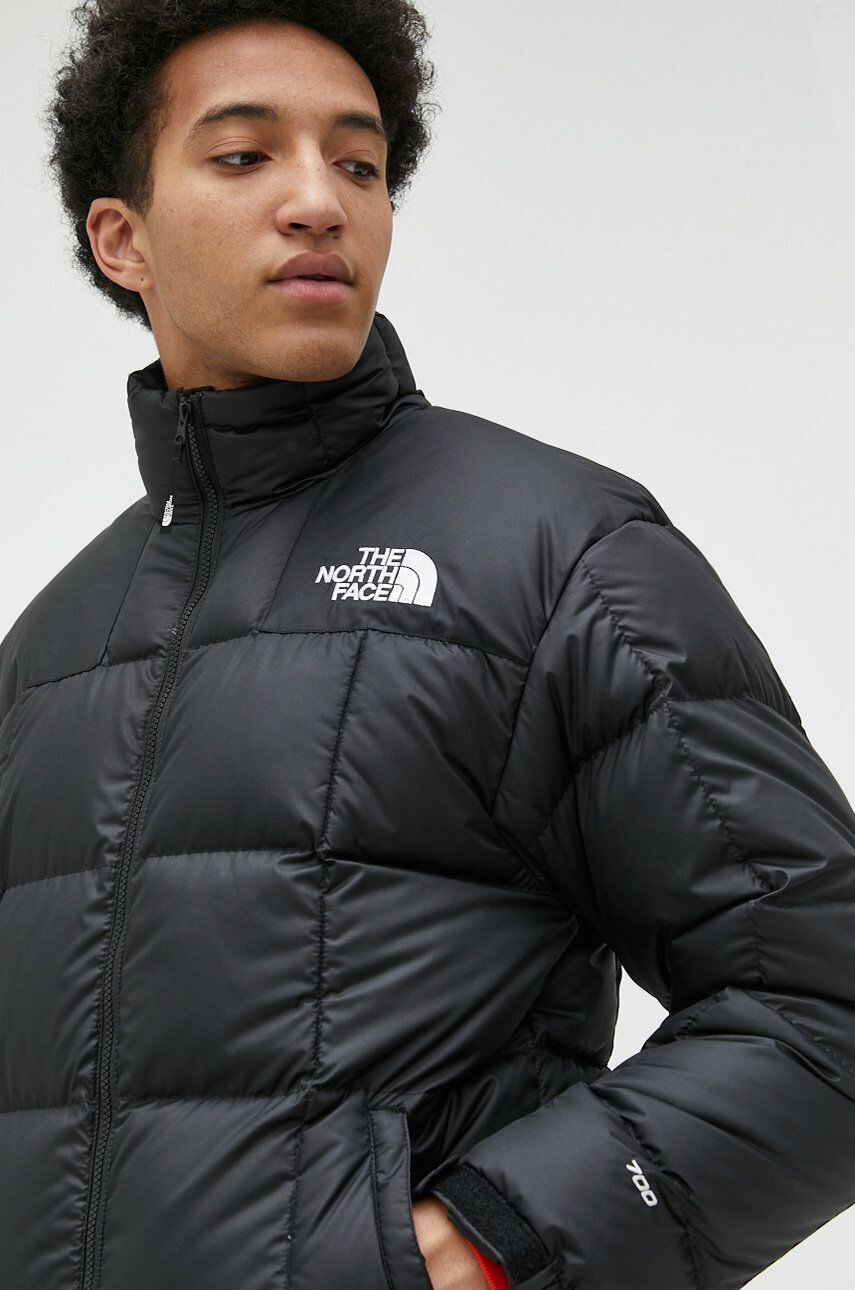 The North Face Páperová bunda MENS LHOTSE JACKET pánska čierna farba zimná - Pepit.sk