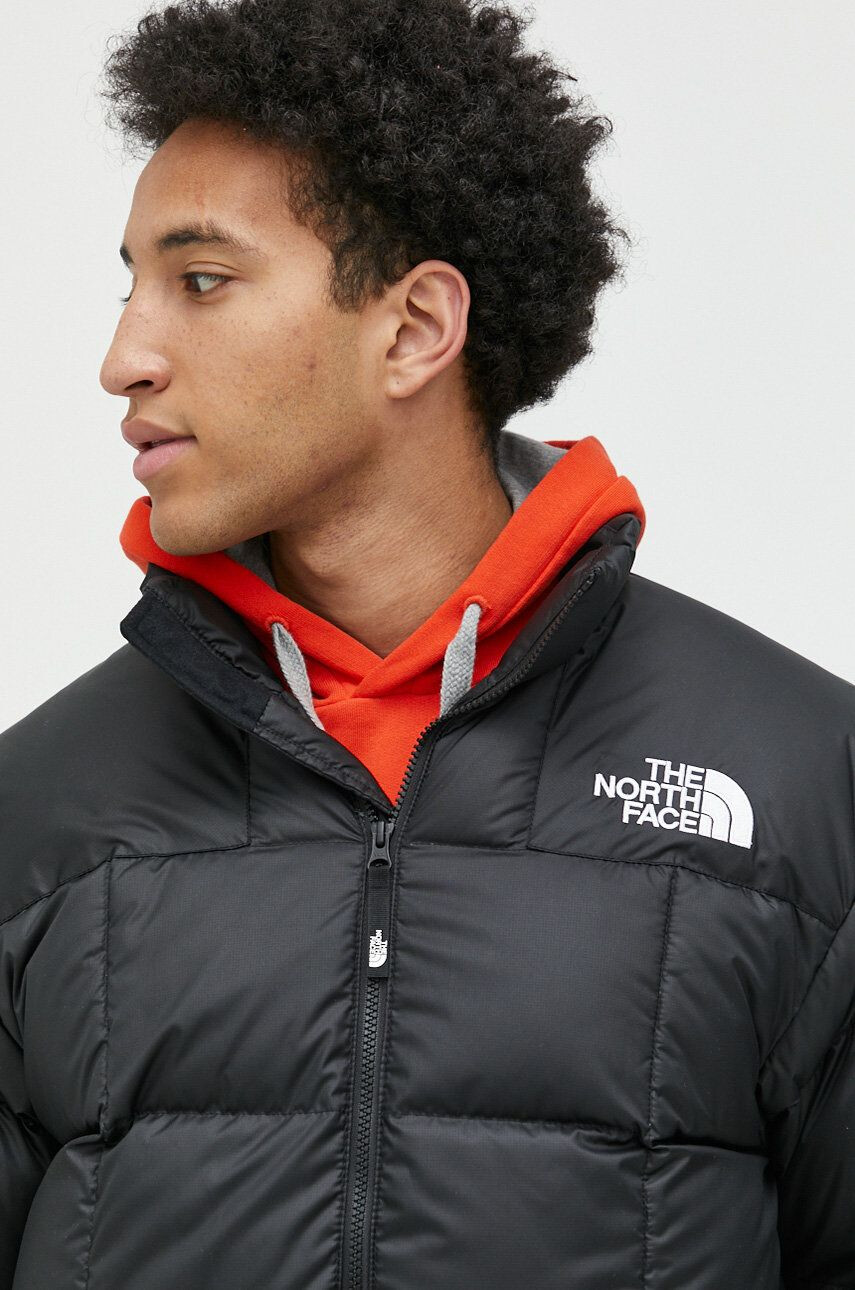 The North Face Páperová bunda MENS LHOTSE JACKET pánska čierna farba zimná - Pepit.sk