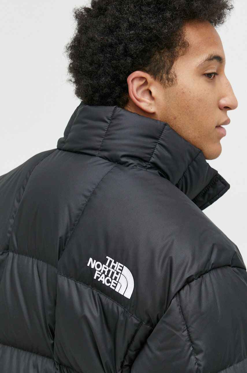 The North Face Páperová bunda MENS LHOTSE JACKET pánska čierna farba zimná - Pepit.sk