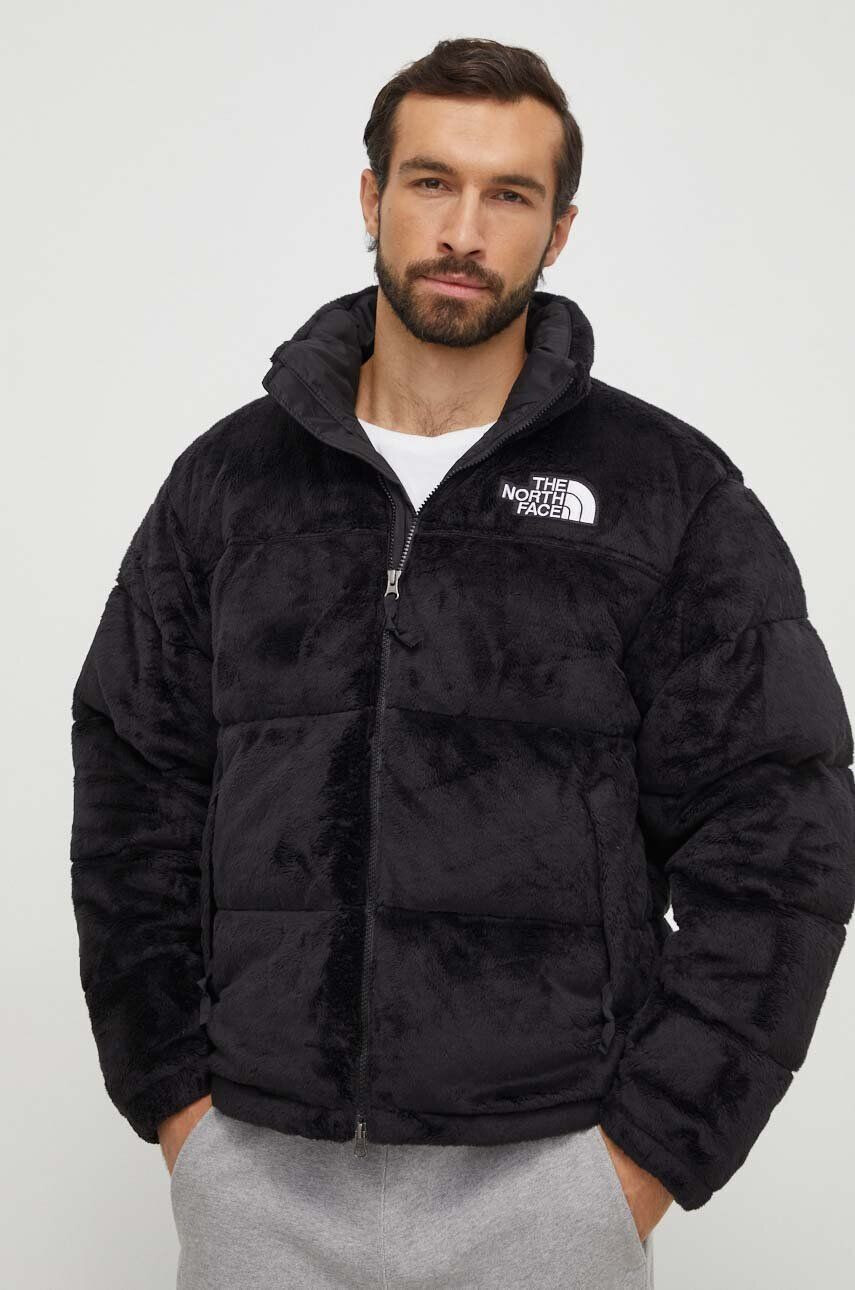 The North Face Páperová bunda Versa Velour Nuptse pánska čierna farba zimná oversize NF0A84F7JK31 - Pepit.sk