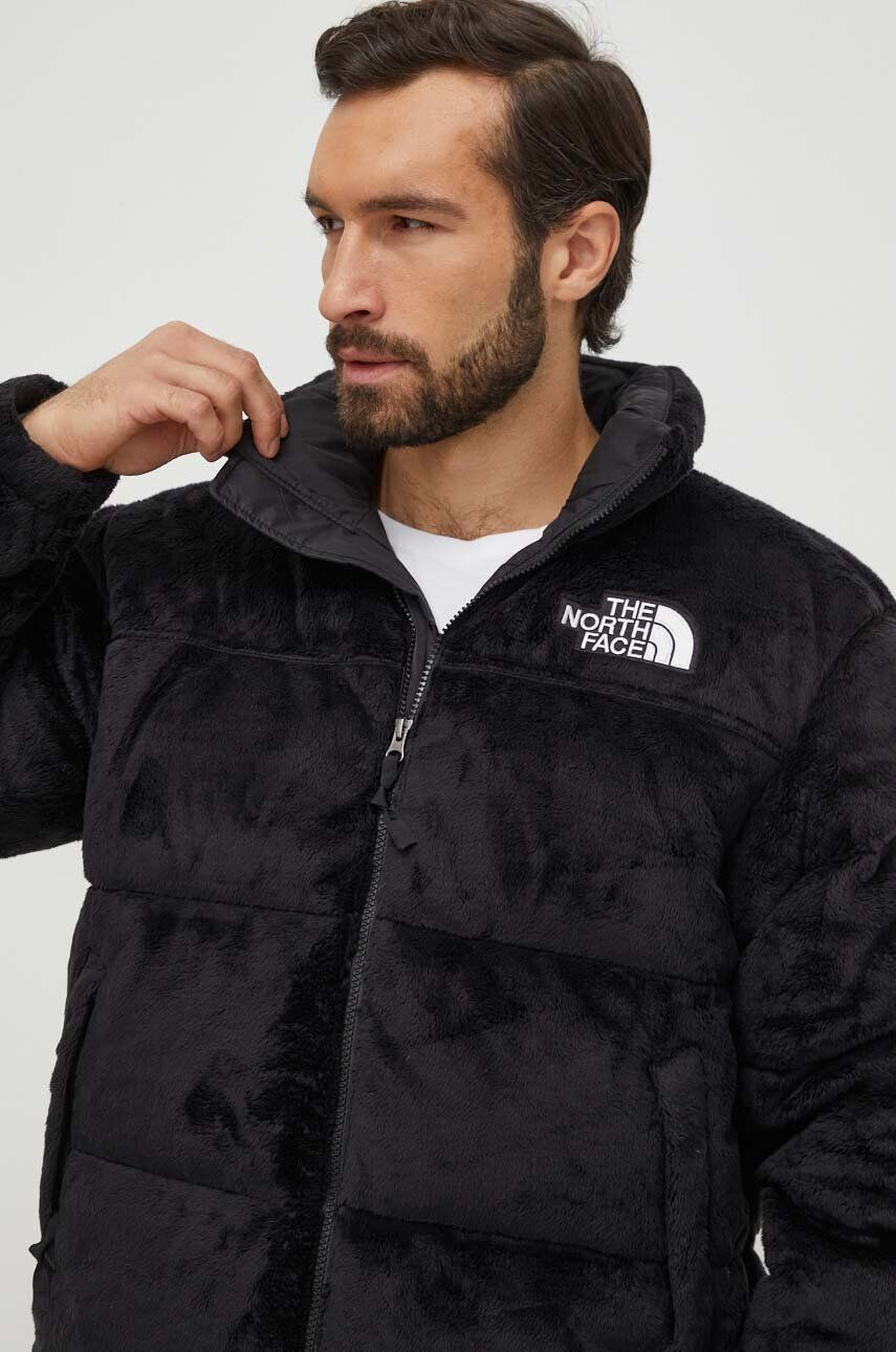 The North Face Páperová bunda Versa Velour Nuptse pánska čierna farba zimná oversize NF0A84F7JK31 - Pepit.sk