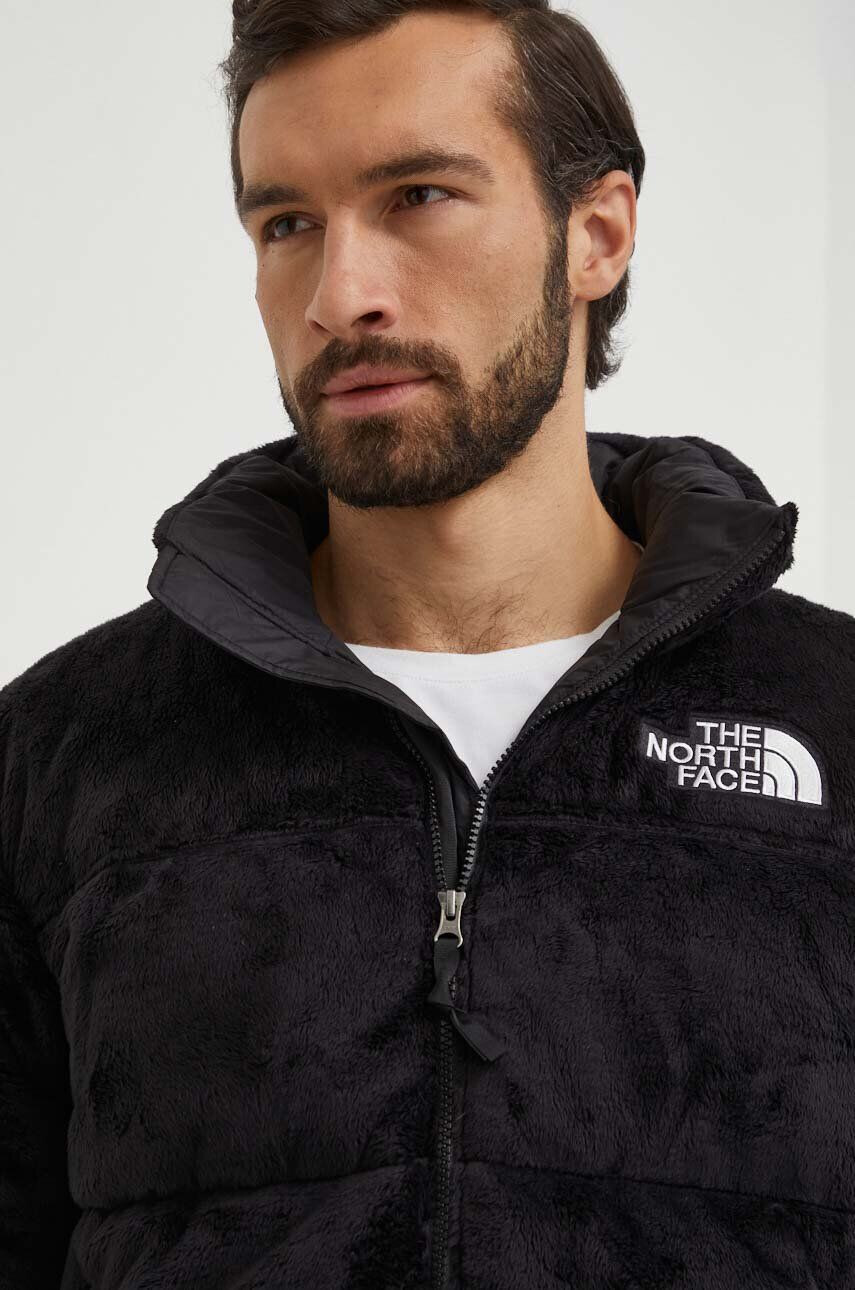 The North Face Páperová bunda Versa Velour Nuptse pánska čierna farba zimná oversize NF0A84F7JK31 - Pepit.sk