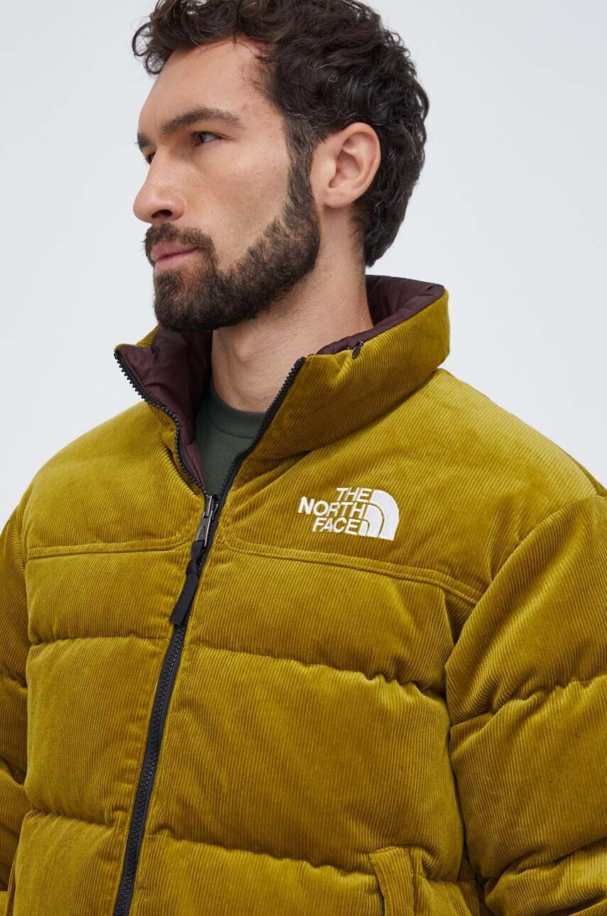 The North Face Páperová obojstranná bunda dámska žltá farba zimná - Pepit.sk