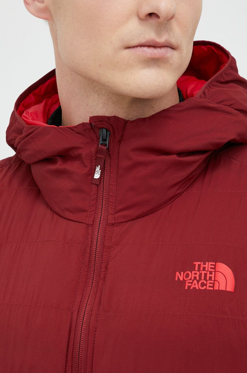 The North Face Športová bunda ThermoBall 50/50 červená farba zimná - Pepit.sk