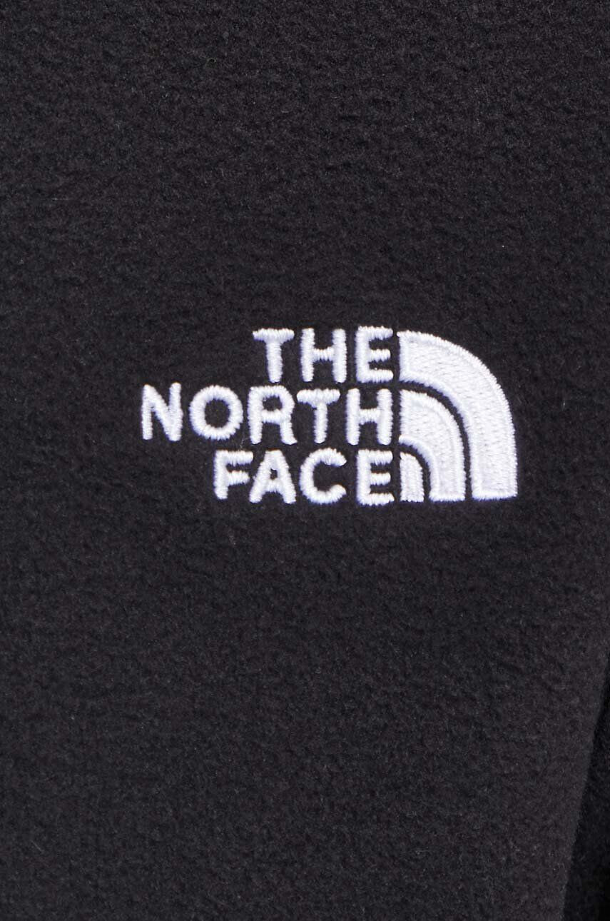 The North Face Športová mikina 100 Glacier čierna farba s nášivkou - Pepit.sk