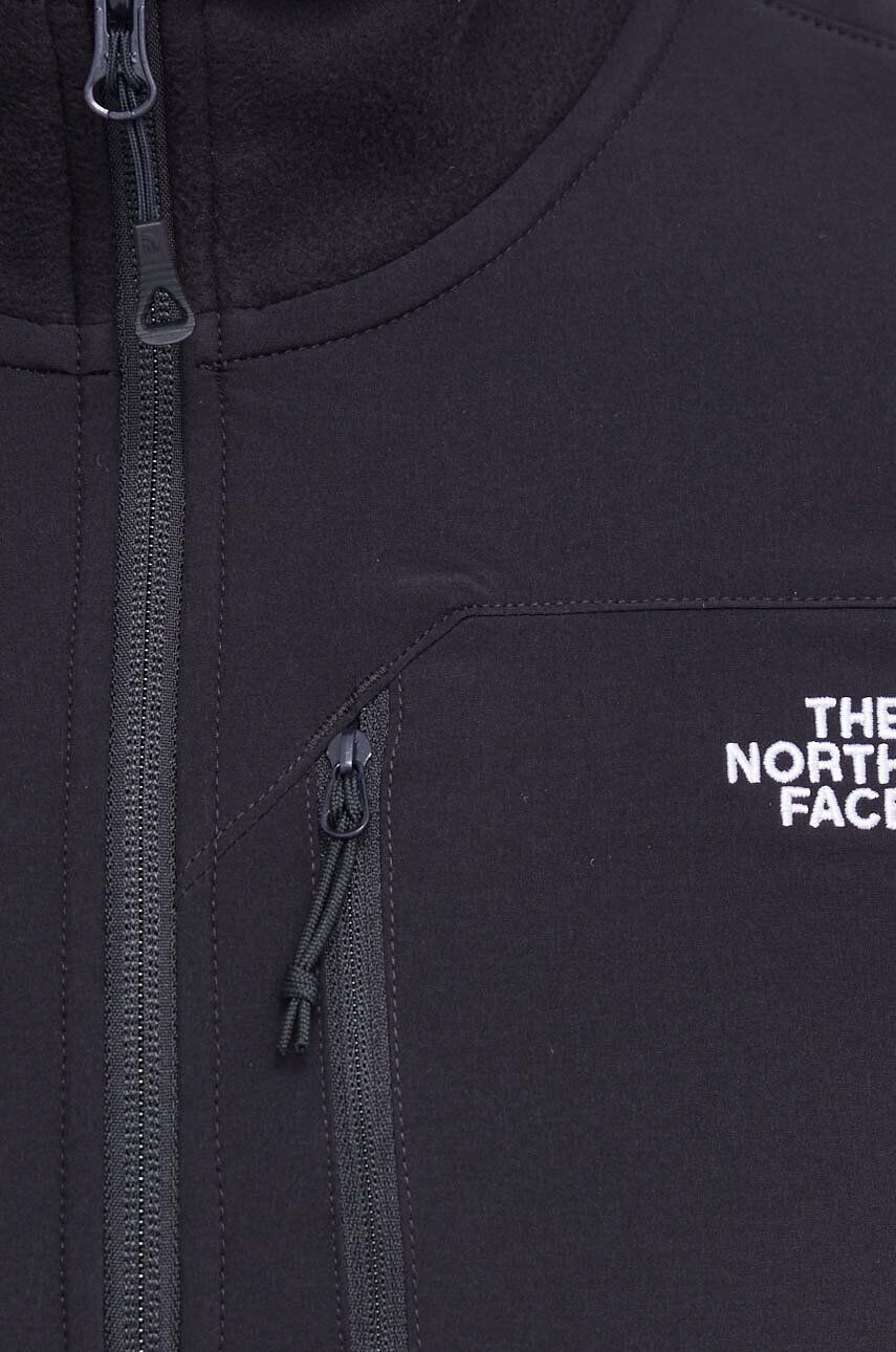 The North Face Športová mikina Glacier Pro čierna farba jednofarebná - Pepit.sk