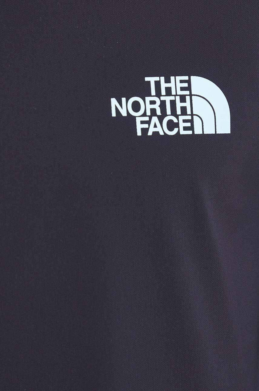 The North Face Športová mikina Tekno Logo čierna farba s kapucňou s potlačou - Pepit.sk