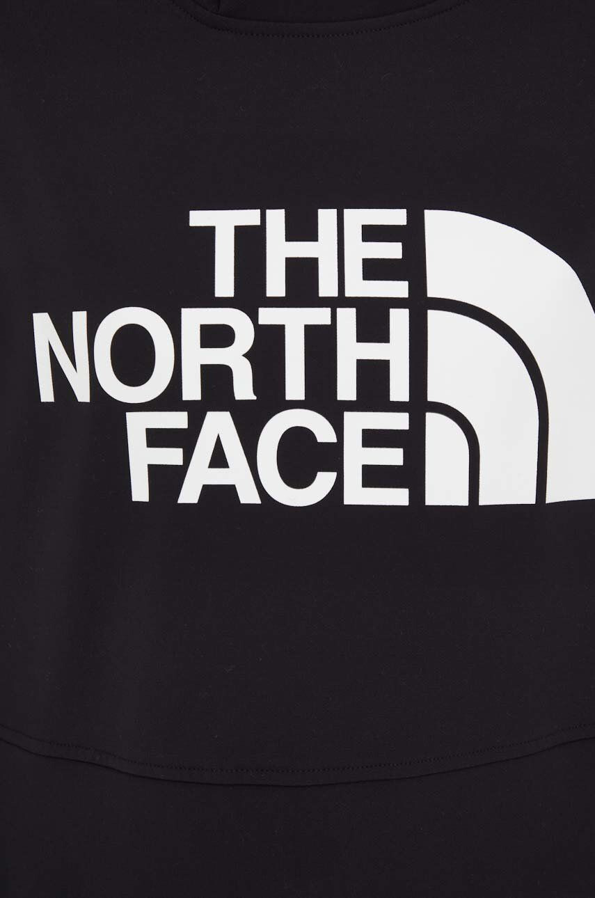 The North Face Športová mikina Tenko dámska čierna farba s kapucňou s potlačou - Pepit.sk