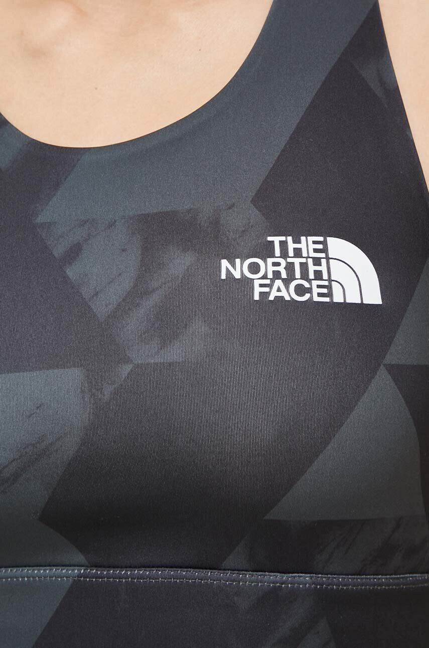 The North Face Športová podprsenka Flex čierna farba vzorovaný - Pepit.sk