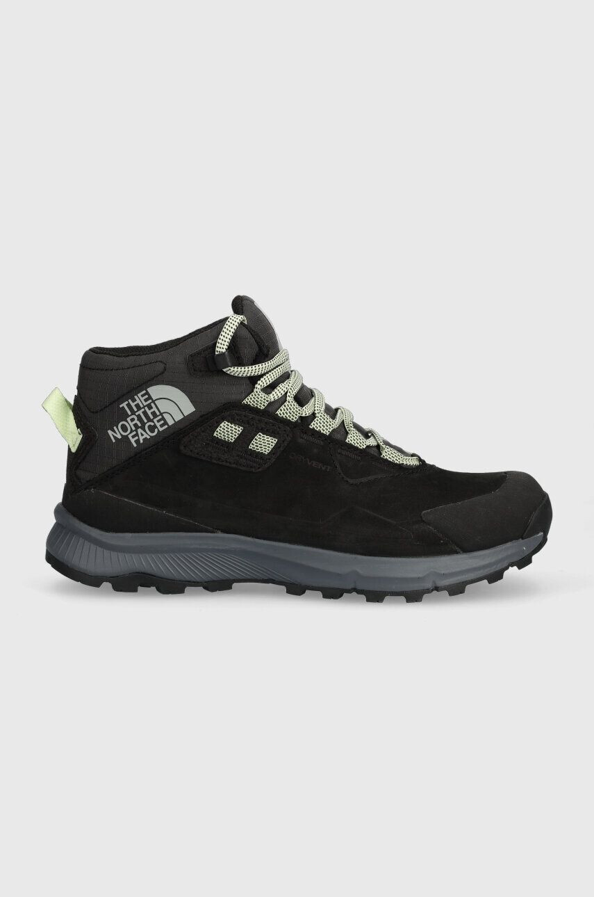 The North Face Topánky Cragstone Leather Mid WP dámske čierna farba - Pepit.sk