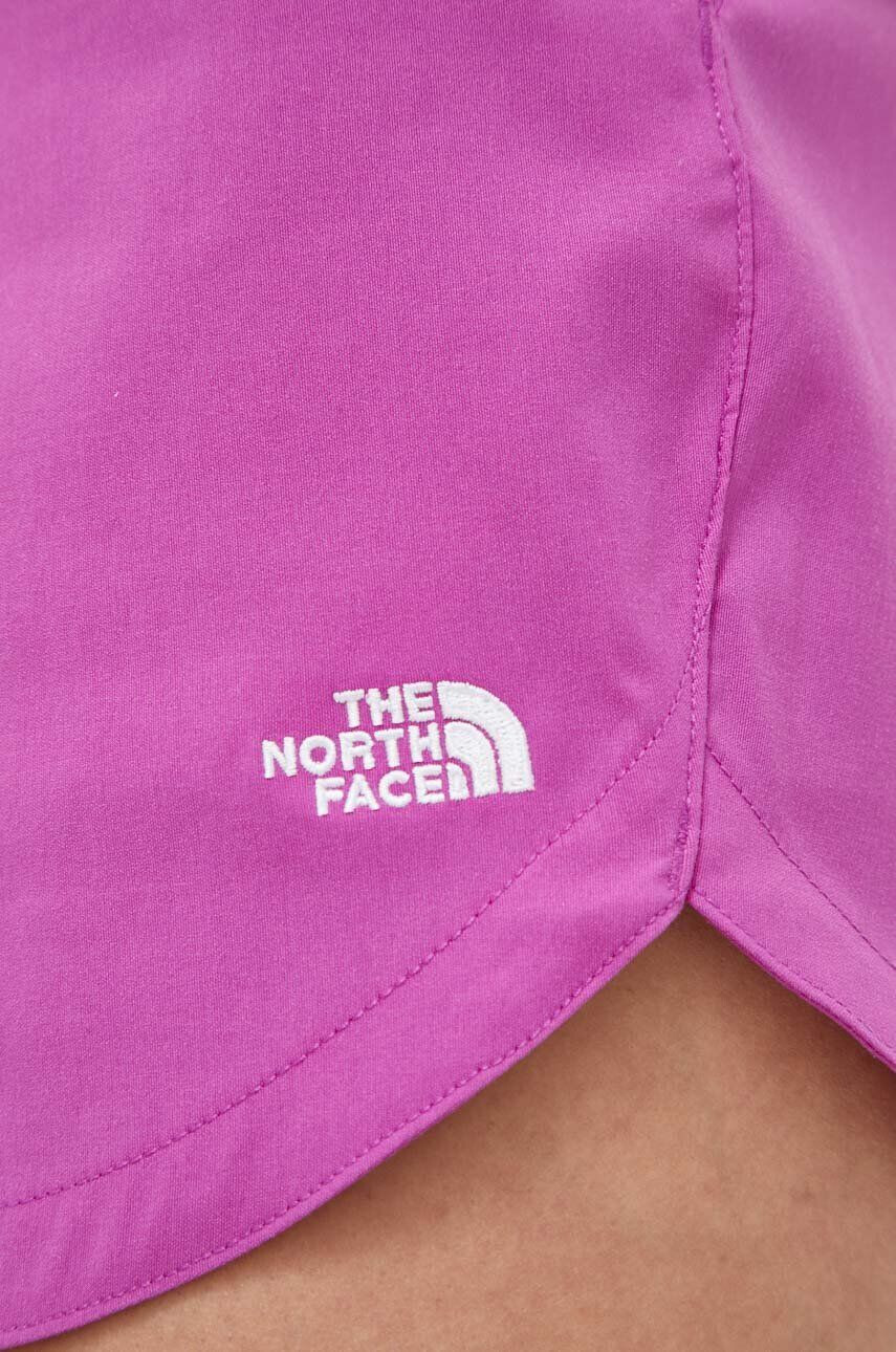 The North Face Turistické šortky Class V fialová farba jednofarebné stredne vysoký pás - Pepit.sk