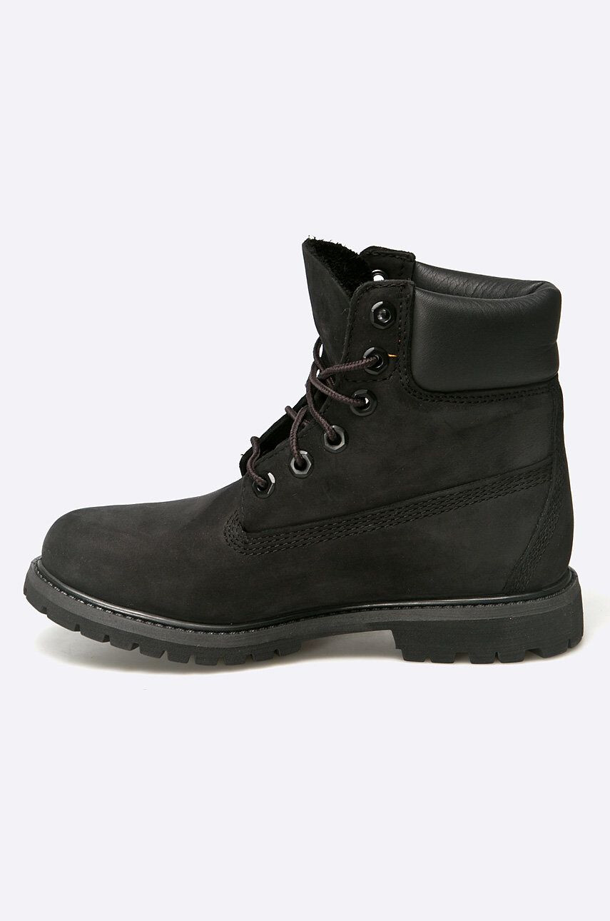 Timberland Členkové topánky Premium Boot 6" 8658A-BLACK dámske čierna farba na plochom podpätku - Pepit.sk