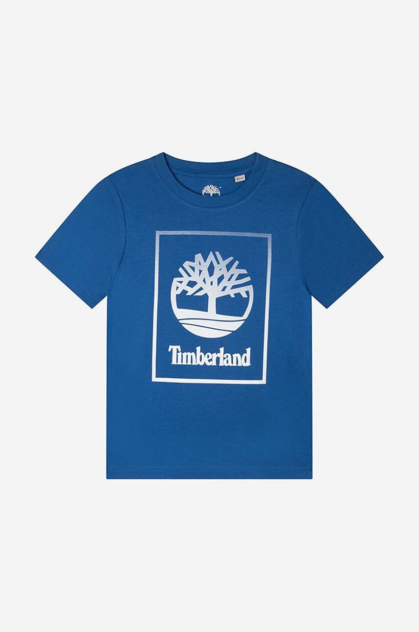 Timberland Detské bavlnené tričko Short Sleeves Tee-shirt červená farba jednofarebné - Pepit.sk