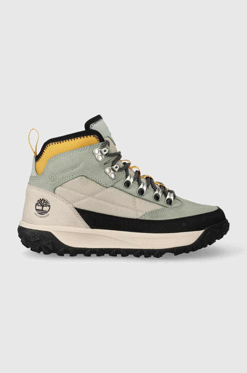 Timberland Topánky WP GS Motion6 Mid F dámske šedá farba na plochom podpätku TB0A2MXHEA21 - Pepit.sk